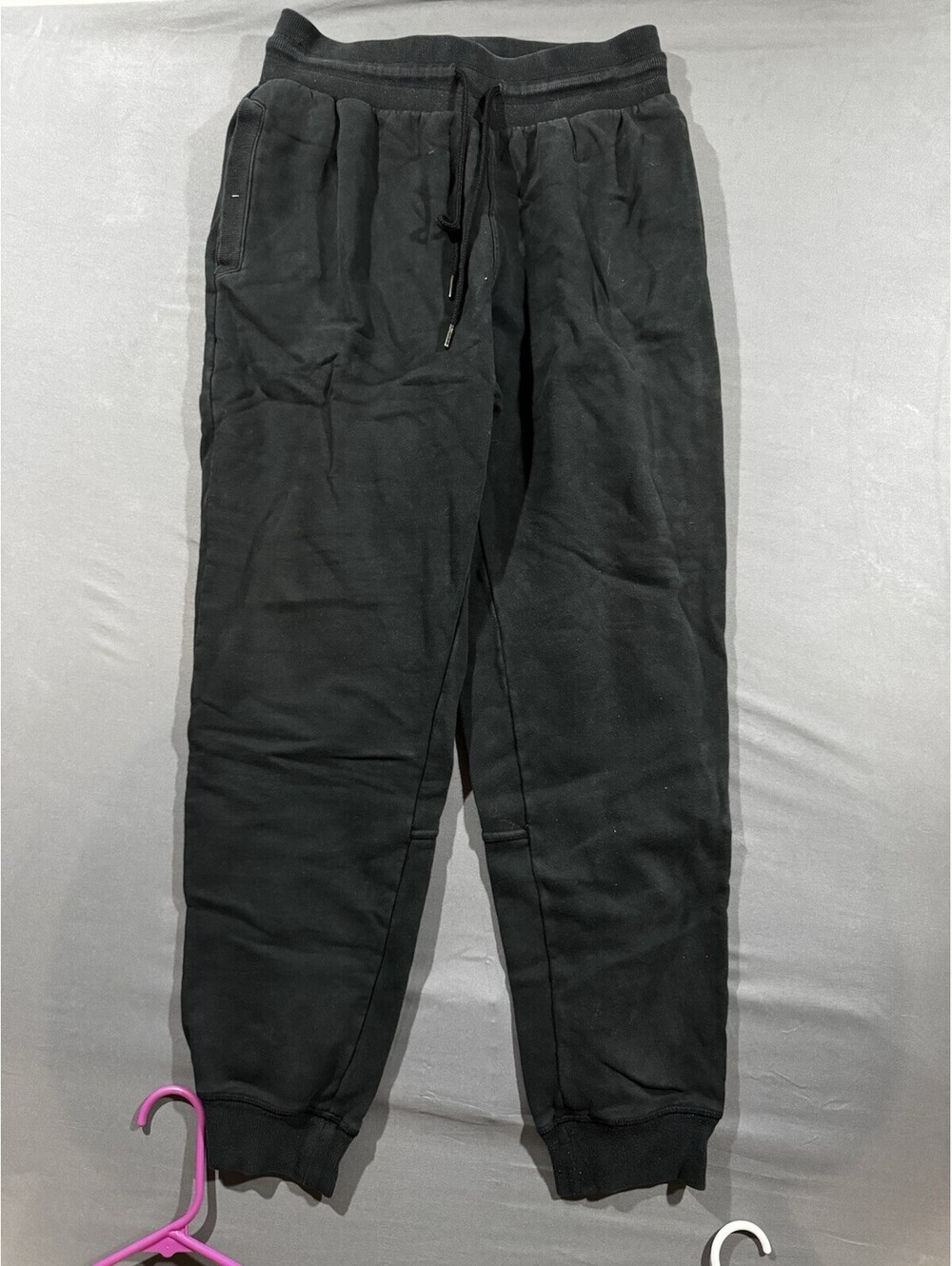 C9 Champion Mens Size L Black Fleece Athletic Jogger Sweatpants Pockets Cuff